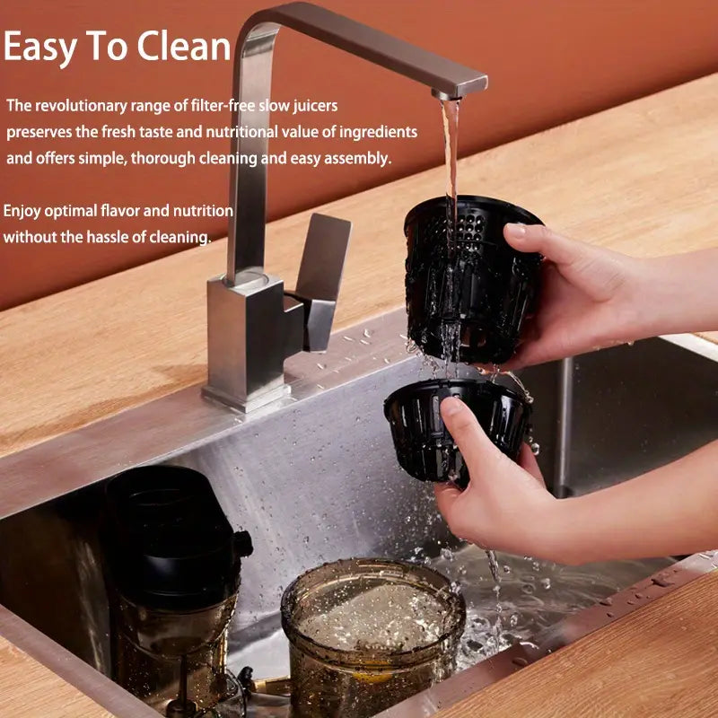 Extracteur de Jus – Jus Fait Maison 100% Naturel, Parfait pour Enfants & Régimes Santé (Stock très limité - juste quelques pièces)