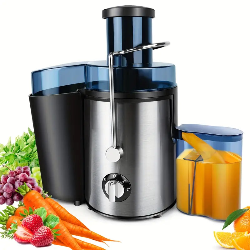 Extracteur de Jus&Légumes – Jus Fait Maison 100% Naturel, Parfait pour Enfants & Régimes Santé (Stock très limité - juste quelques pièces)