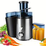 Extracteur de Jus&Légumes – Jus Fait Maison 100% Naturel, Parfait pour Enfants & Régimes Santé (Stock très limité - juste quelques pièces)