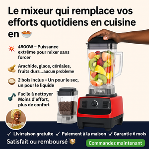 MAXI BLENDER 3 EN 1 - À NOUVEAU DISPONIBLE (Stock très limité - juste quelques pièces)