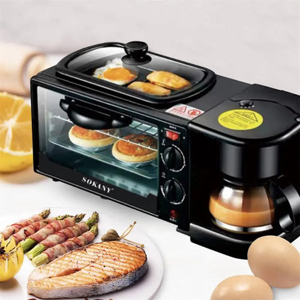 Mini four électrique 3 en 1 pour tous vos cuissons (PROMO FÊTE DES MÈRES - Stock presqu'épuisé)