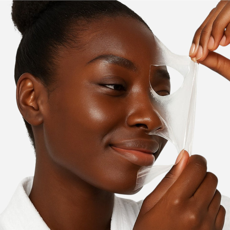 Masque de nuit à l'acide kojique et au curcuma  - Anti taches, fards, bouton, visage gras (PROMO BLACK FRIDAY -60%)