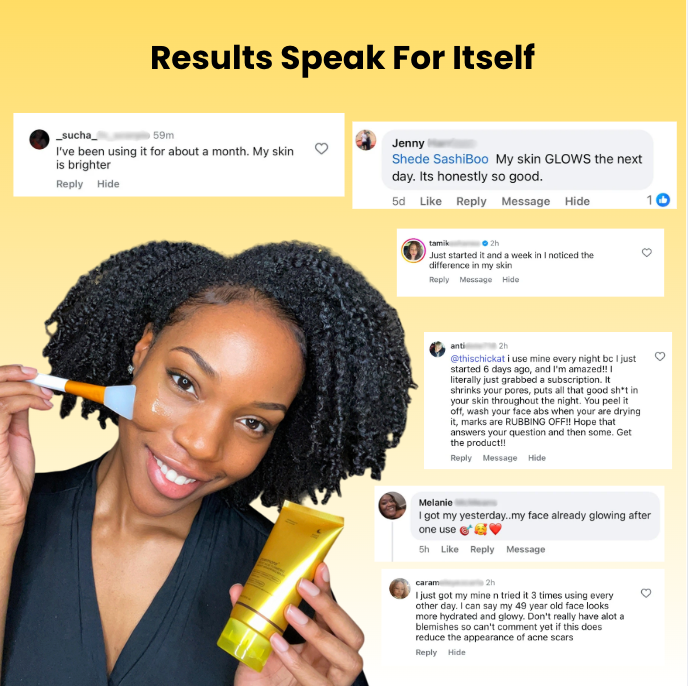 Masque de nuit à l'acide kojique et au curcuma  - Anti taches, fards, bouton, visage gras (PROMO BLACK FRIDAY -60%)