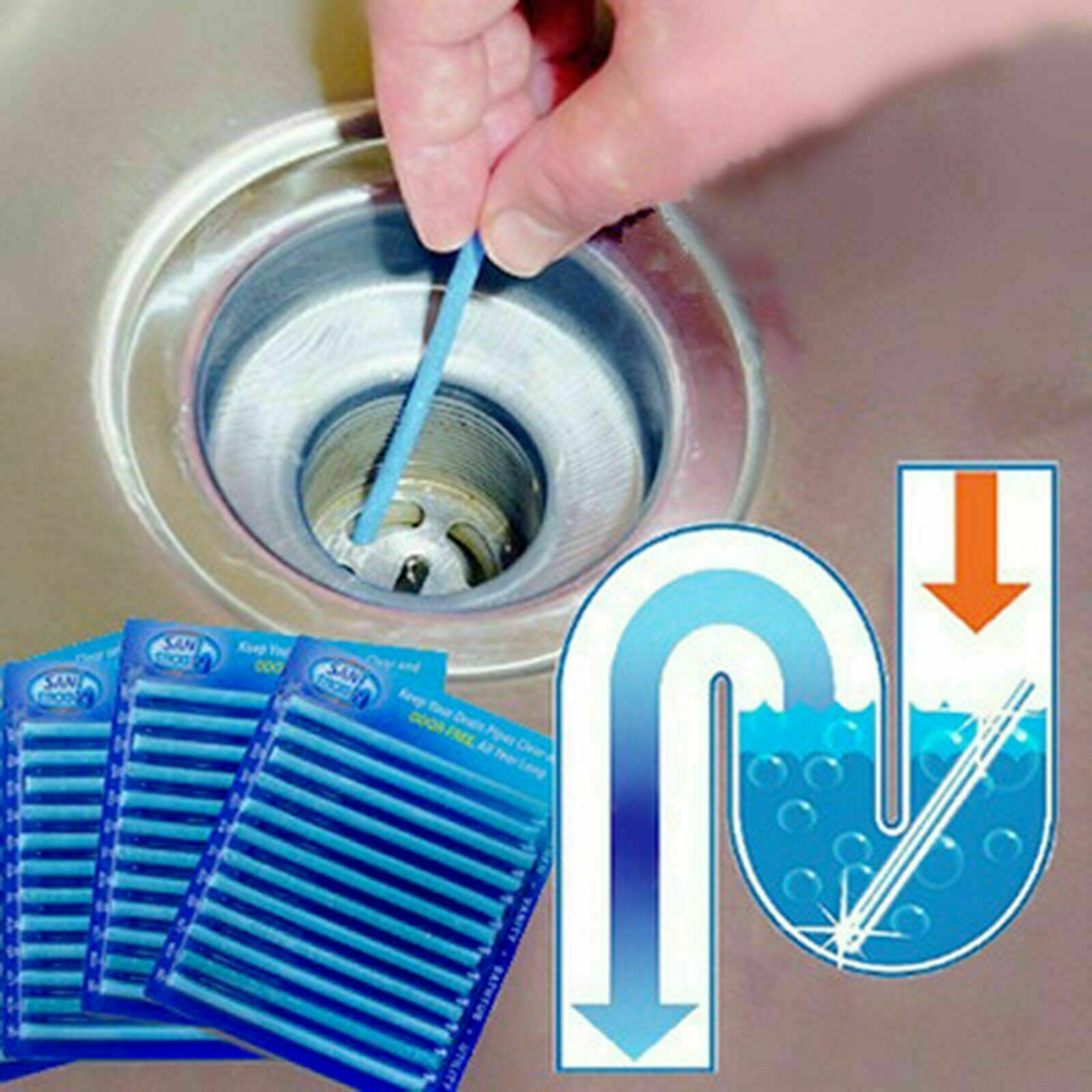 Total Stick - lot de 12 bâtonnets déboucheurs d'éviers et de canalisations (EN PROMOTION - Stock très limité)